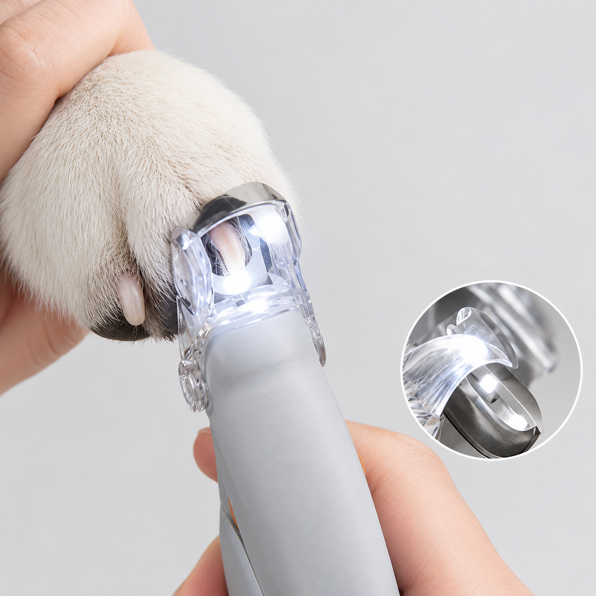 Pet Nail Clipper Scissors with LED