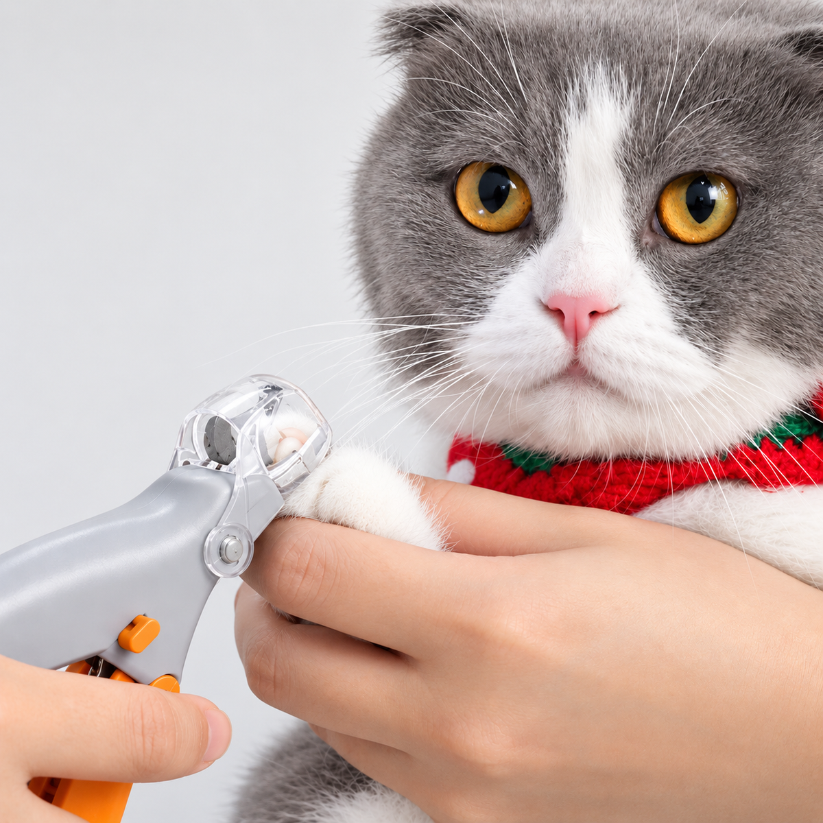 Pet Nail Clipper Scissors with LED